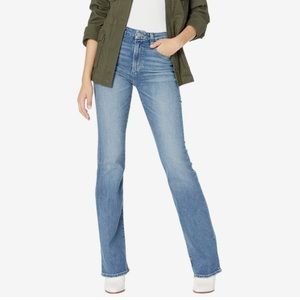 JOES 5-POCKET JEANS ROCKER FIT SIZE 32 MILES WASH ZIPPER FLY 98% COTTON 2% LYCRA